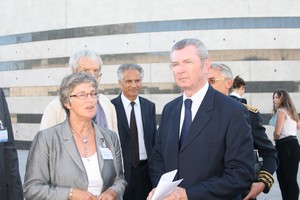 B&eacute;reng&egrave;re Quincy, Ambassador, Permanent Representative of France to FAO, WFP and IFAD - Henri de Raincourt, French Minister of Cooperation